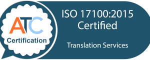 ISO 17100:2015 Certified Translation Services